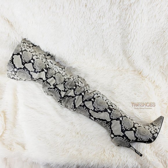 Cape Robbin Shoes - Bold High Heel Slouch Shaft Thigh Boots New